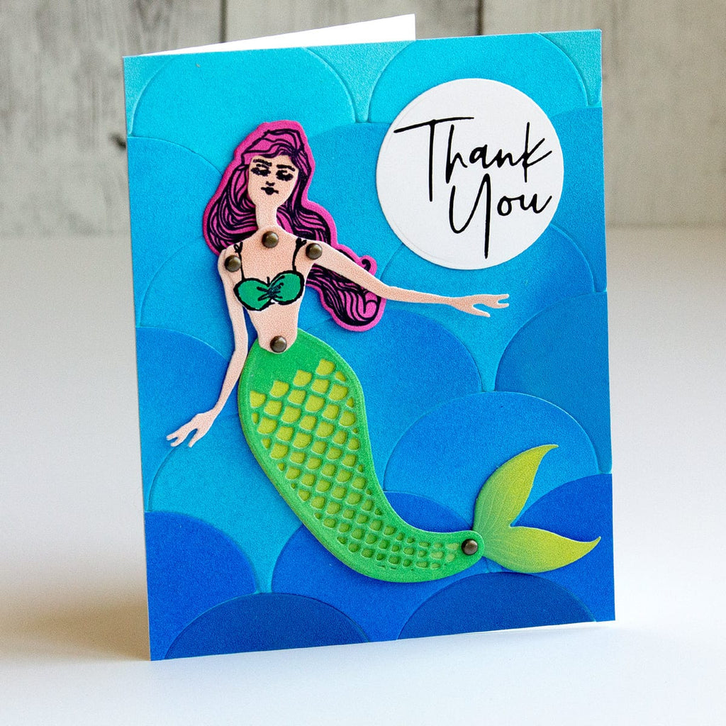 Thank You & Happy Birthday Glimmer Hot Foil Plate Set from the Stylish Script Collection (GLP-190) Project Example 3