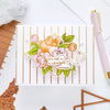 Diamond Floral Frame Glimmer Hot Foil Plate & Die Set from Yana's Blooming Birthday Collection (GLP-253) Project Example 4