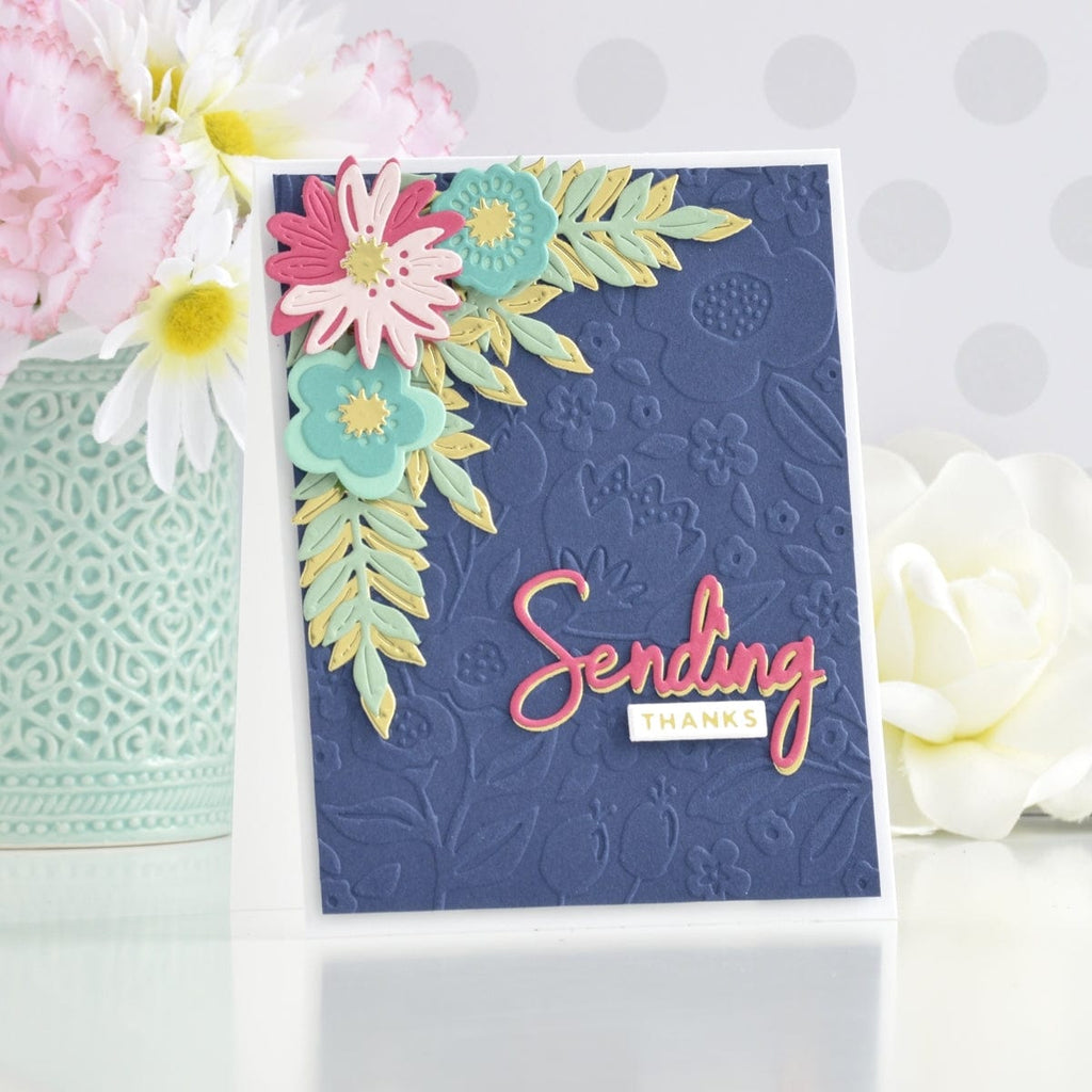 Mini Everyday Sentiments Glimmer Hot Foil Plate & Die Set from Simply Perfect Collection (GLP-260) Project Example 2