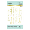 Essential Glimmer Sentiments Glimmer Hot Foil Plate from the Slimline Collection (GLP-278) Product Packaging