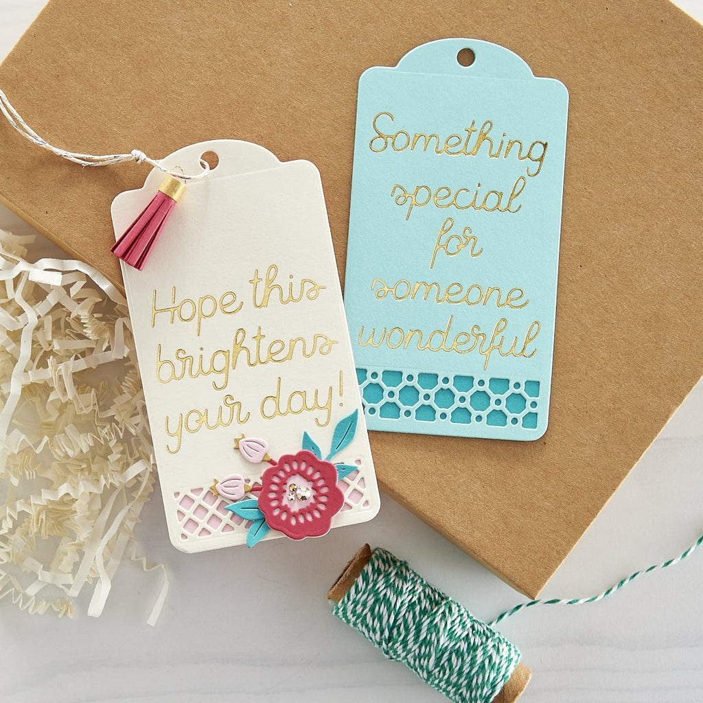 Create a Decorative Tag Etched Dies from the Inspired Basics Collection (S3-433) project lifestyle