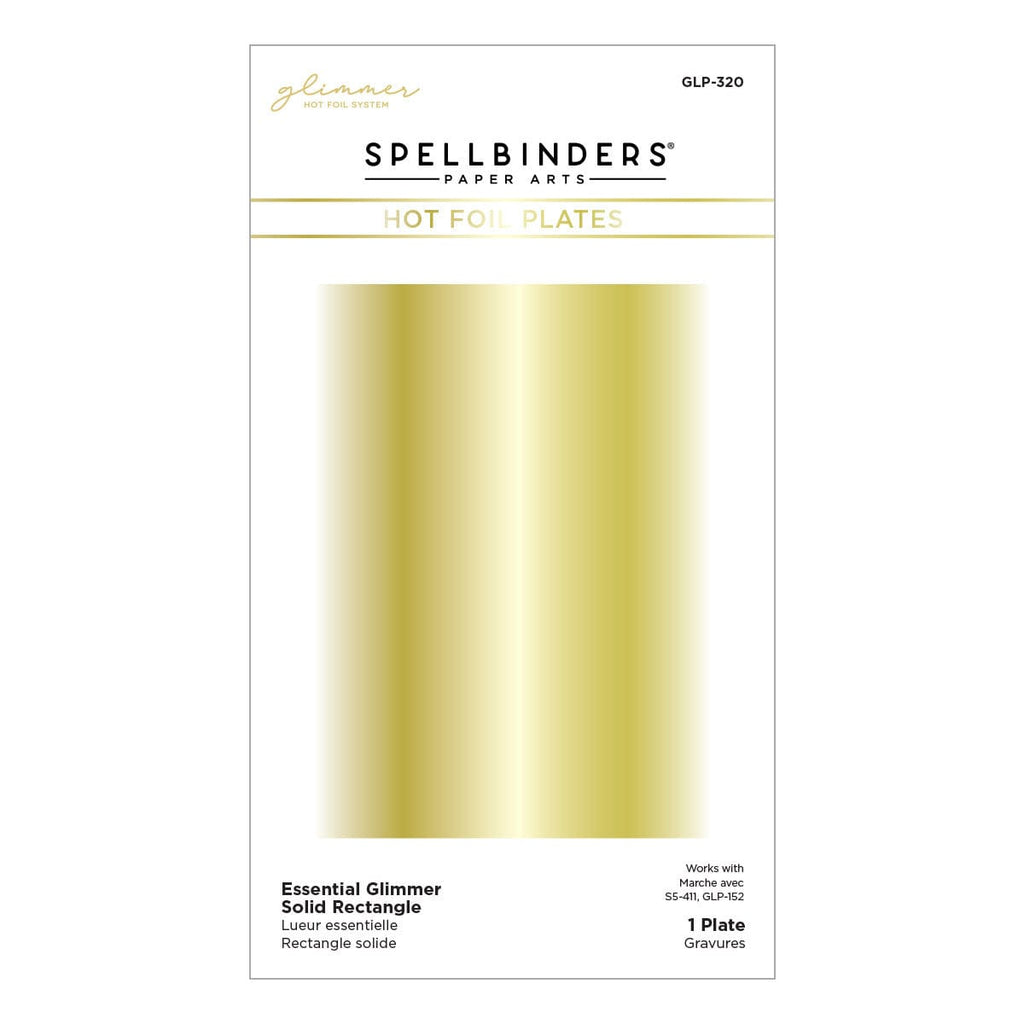 Spellbinders® Glimmer Essential Glimmer Solid Rectangle Hot Foil