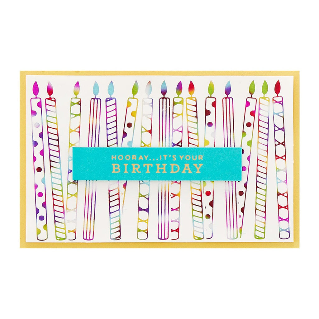 So Many Candles Glimmer Hot Foil Plates from the Birthday Celebrations Collection (GLP-323) lifestyle project. 