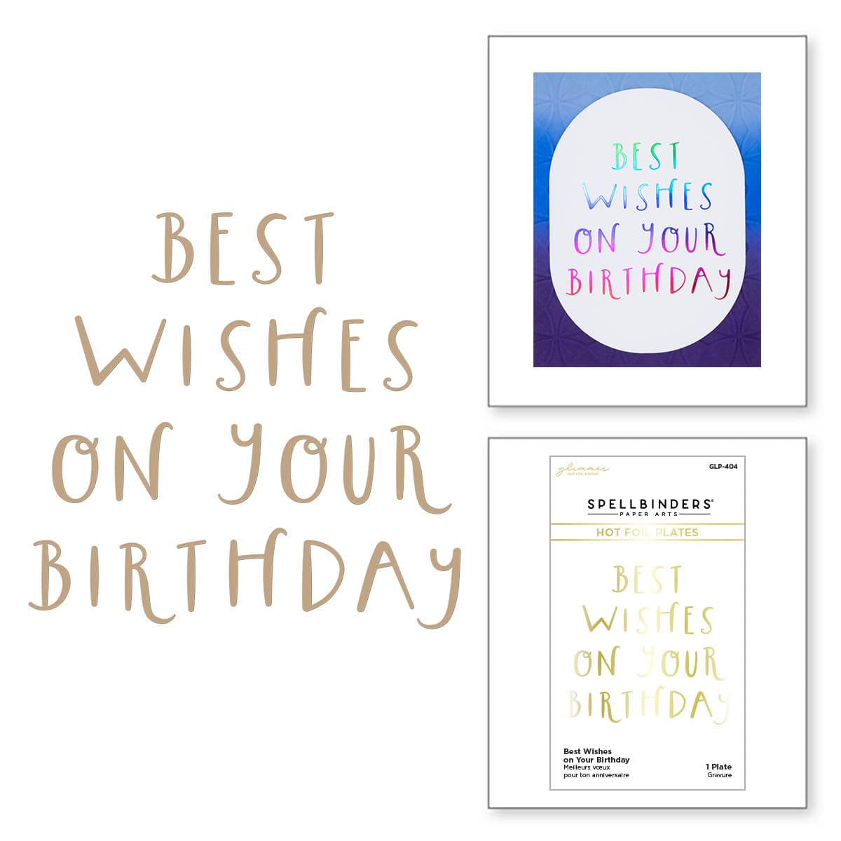 Glimmer Hot Foil System  Birthday Hot Foil Card. Video