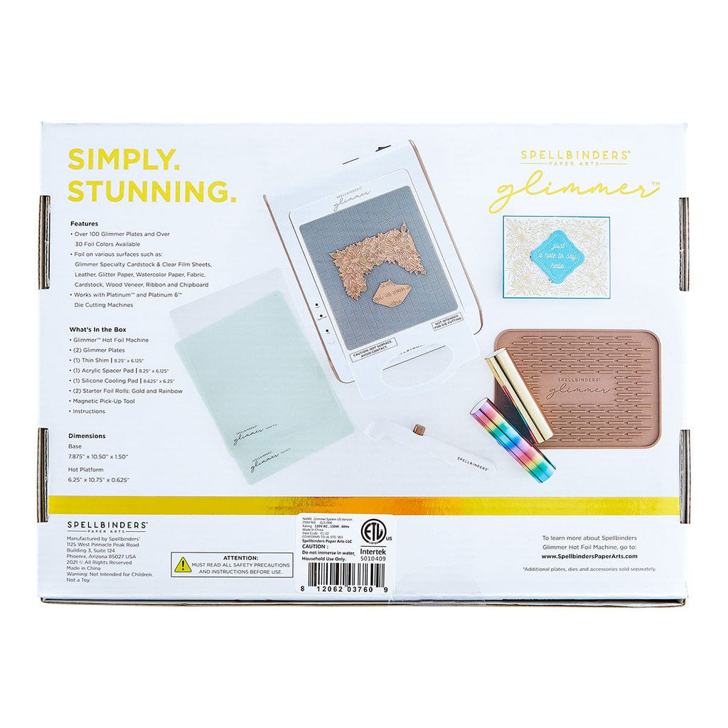  Spellbinders New & Improved Glimmer Hot Foil System,  Multi-Colored