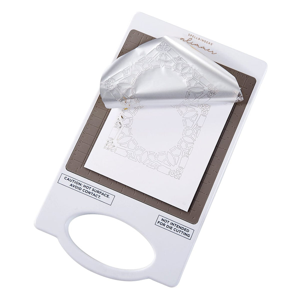 Spellbinders Glimmer Hot Foil System (US Version)-White W/Silver Trim -  812062037616