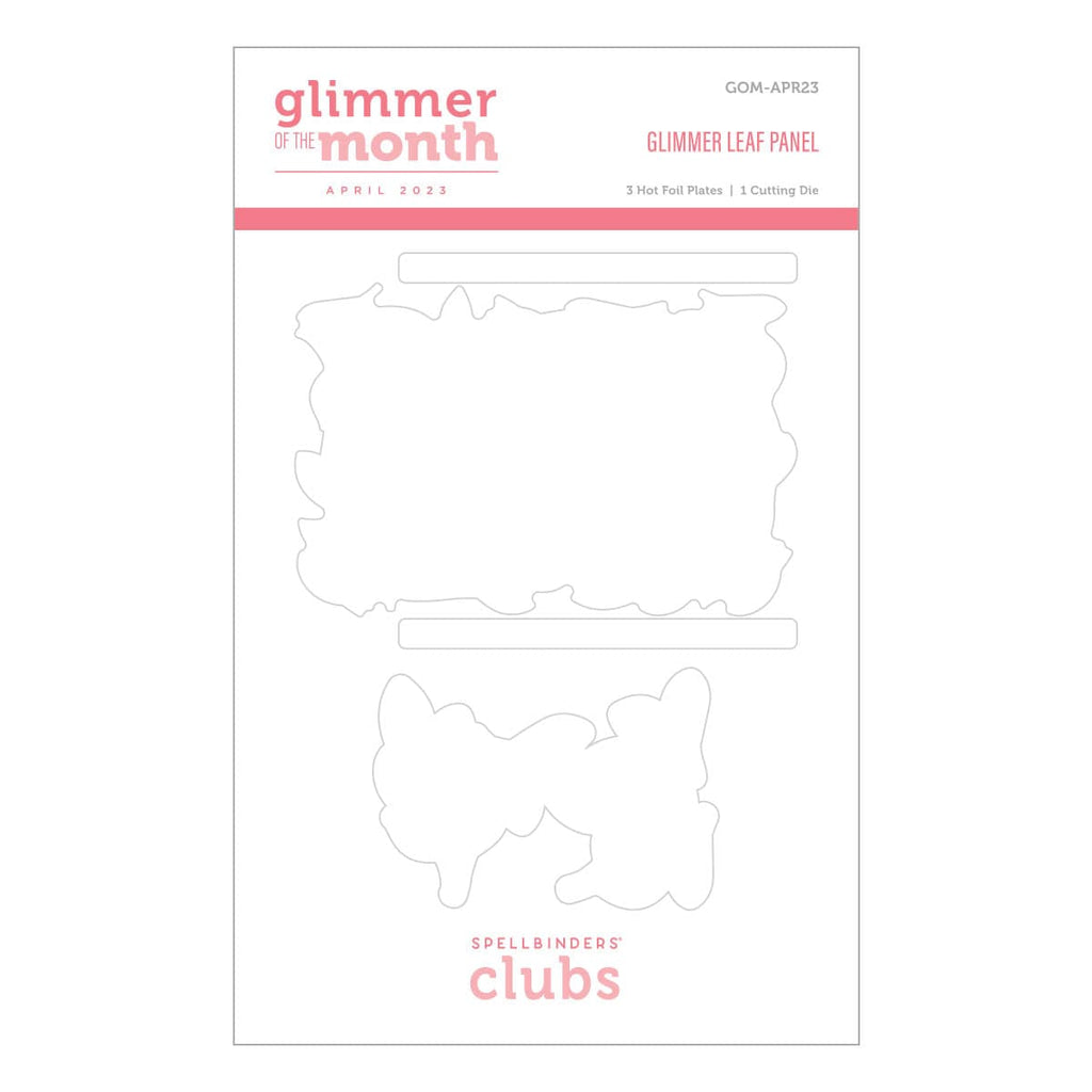 Leaf Panel Stencil - Coordinates with Glimmer Club