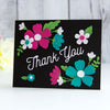 Smooth Lines Mix & Match Sentiments Etched Dies from the Be Bold Collection (S4-1168) Thank You Card Project Example by Jean Manis