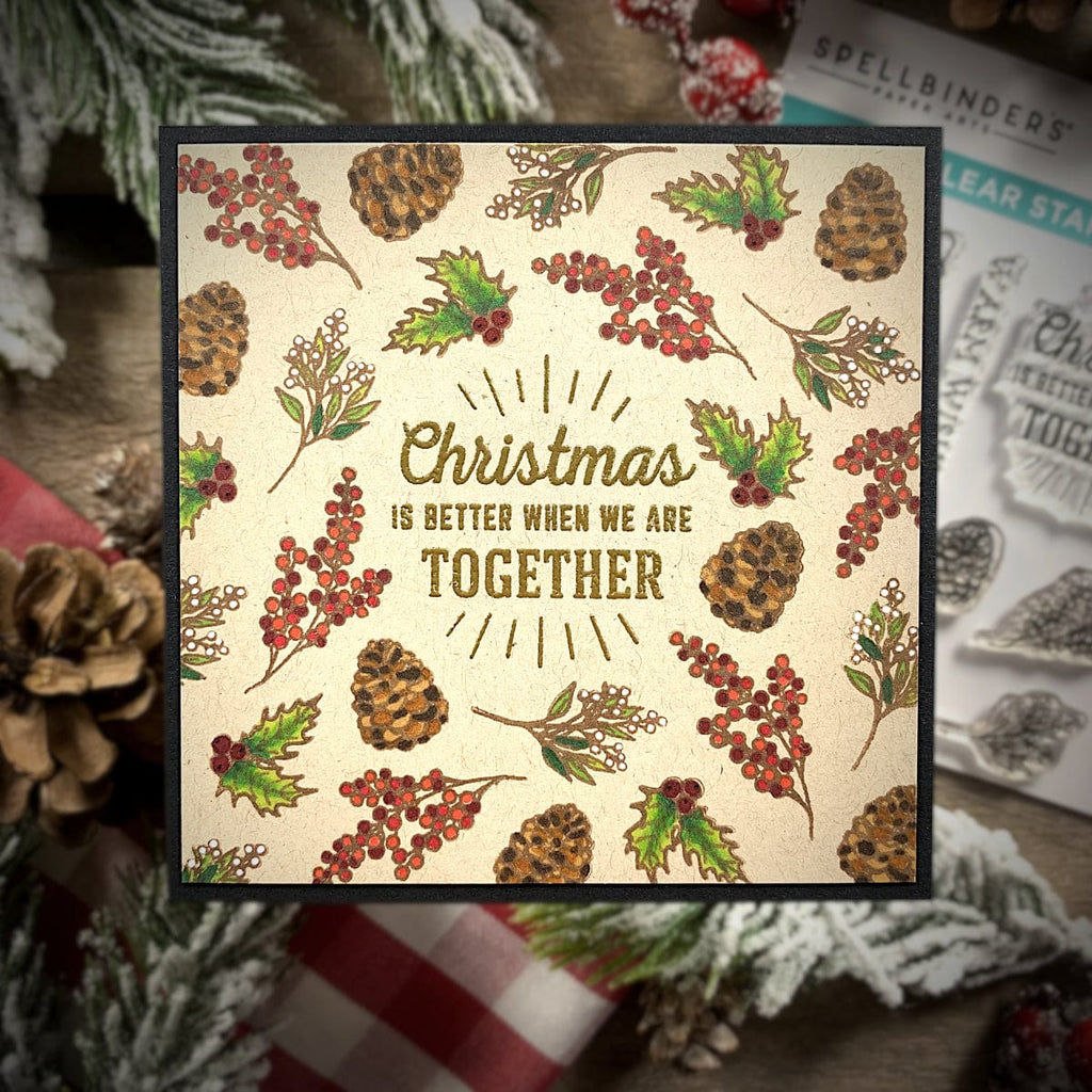 Gifts of Christmas Sentiments Glimmer Hot Foil Plate from the Be Merry Collection (GLP-294) Project Example 12