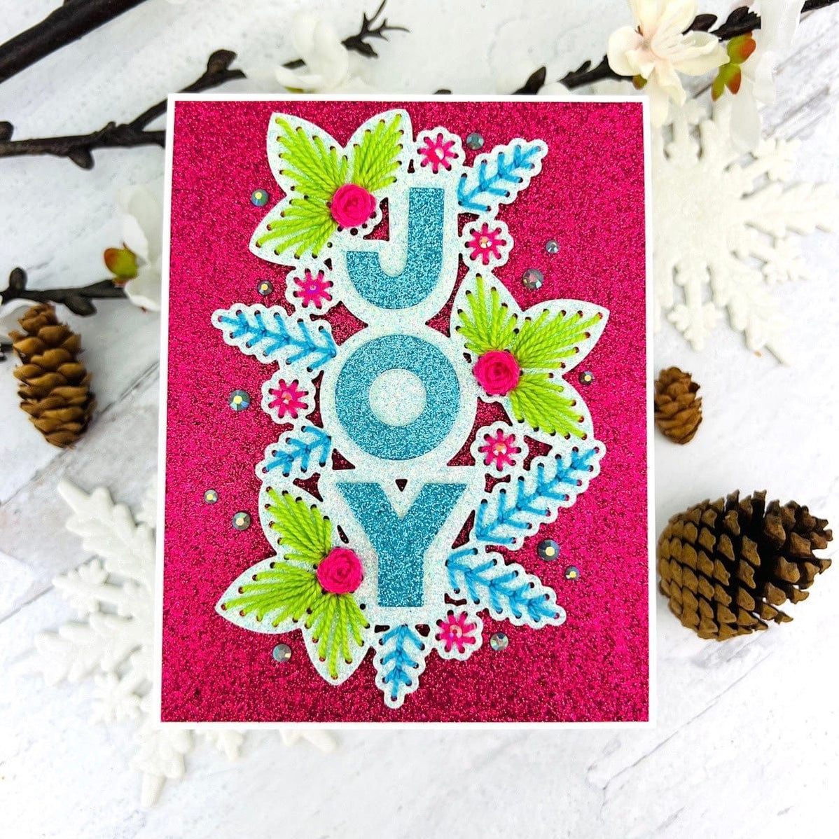 Stitched Joy Etched Dies Spellbinders Paper Arts Spellbinders Paper