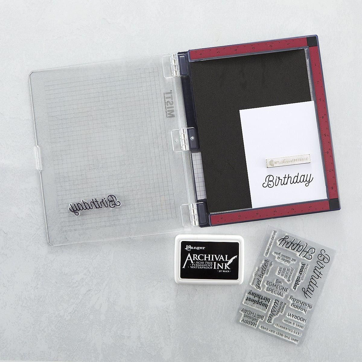 My Sweet Petunia - MISTI - Most Incredible Stamp Tool Invented - 8 x 10