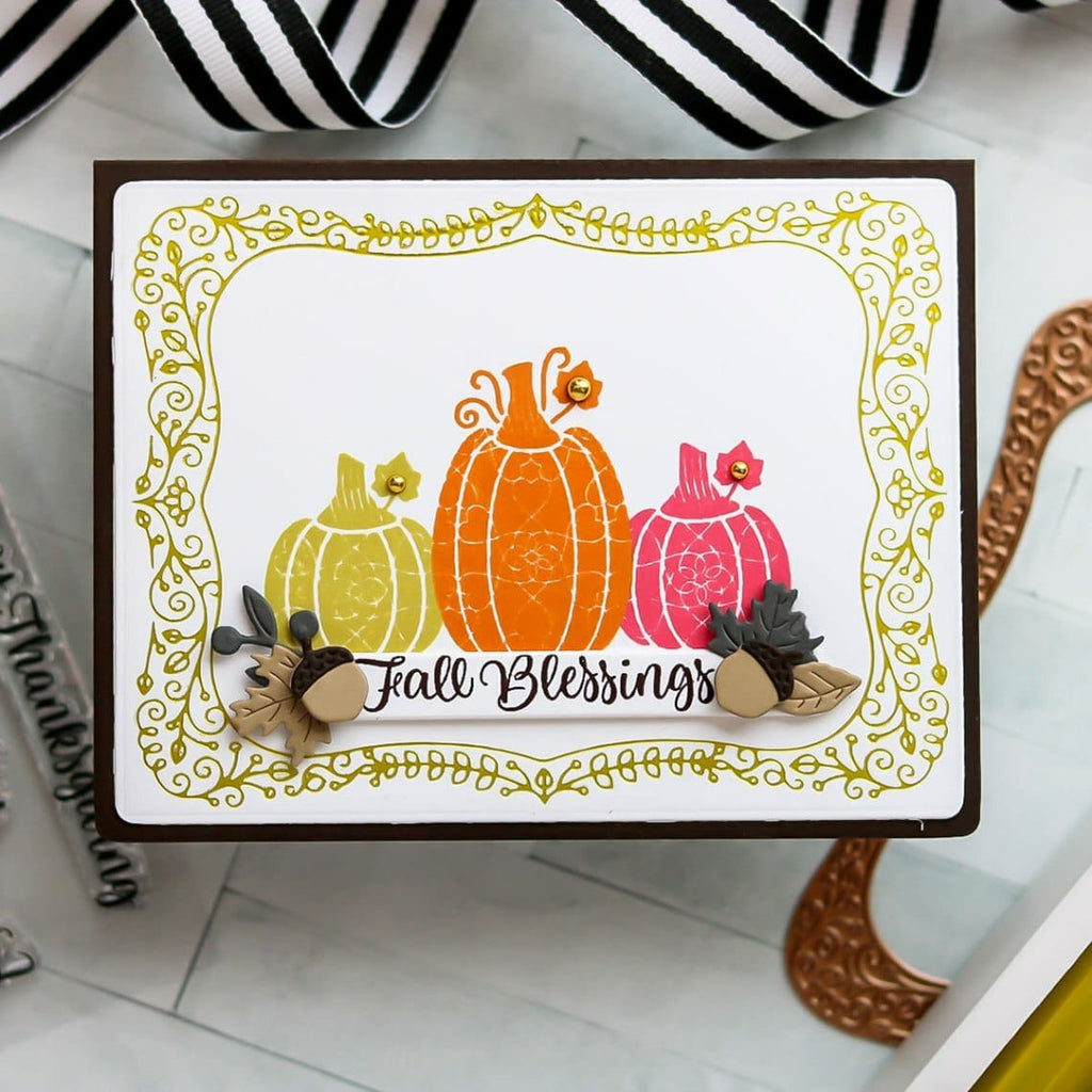 Mini Fall Blooms Etched Dies from the Fall Traditions Collection (S2-321) Lisa Mensing Example 5