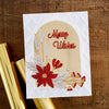 Merry Glimmer Sentiments Glimmer Hot Foil Plate & Die Set from the Glimmer Greetings Collection