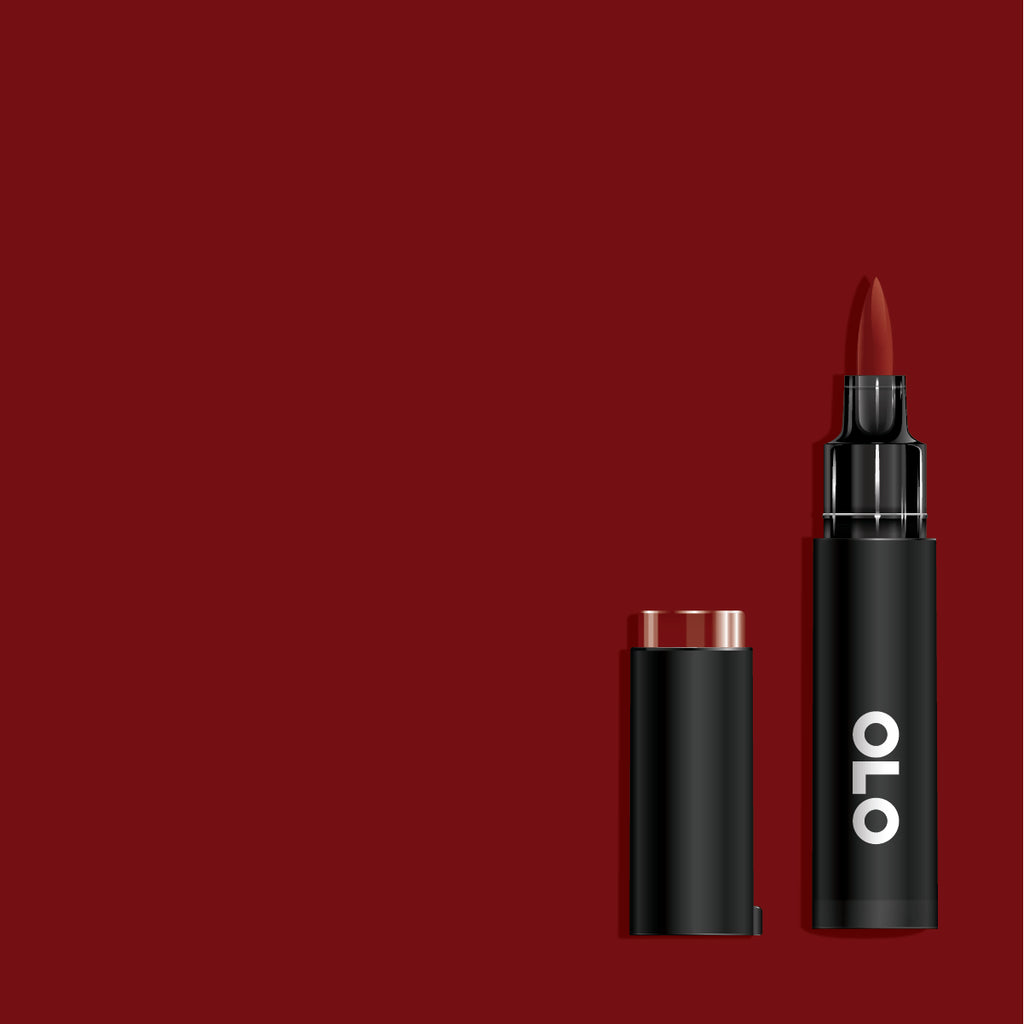 OLO-001R1.7CarmineBrushMarker