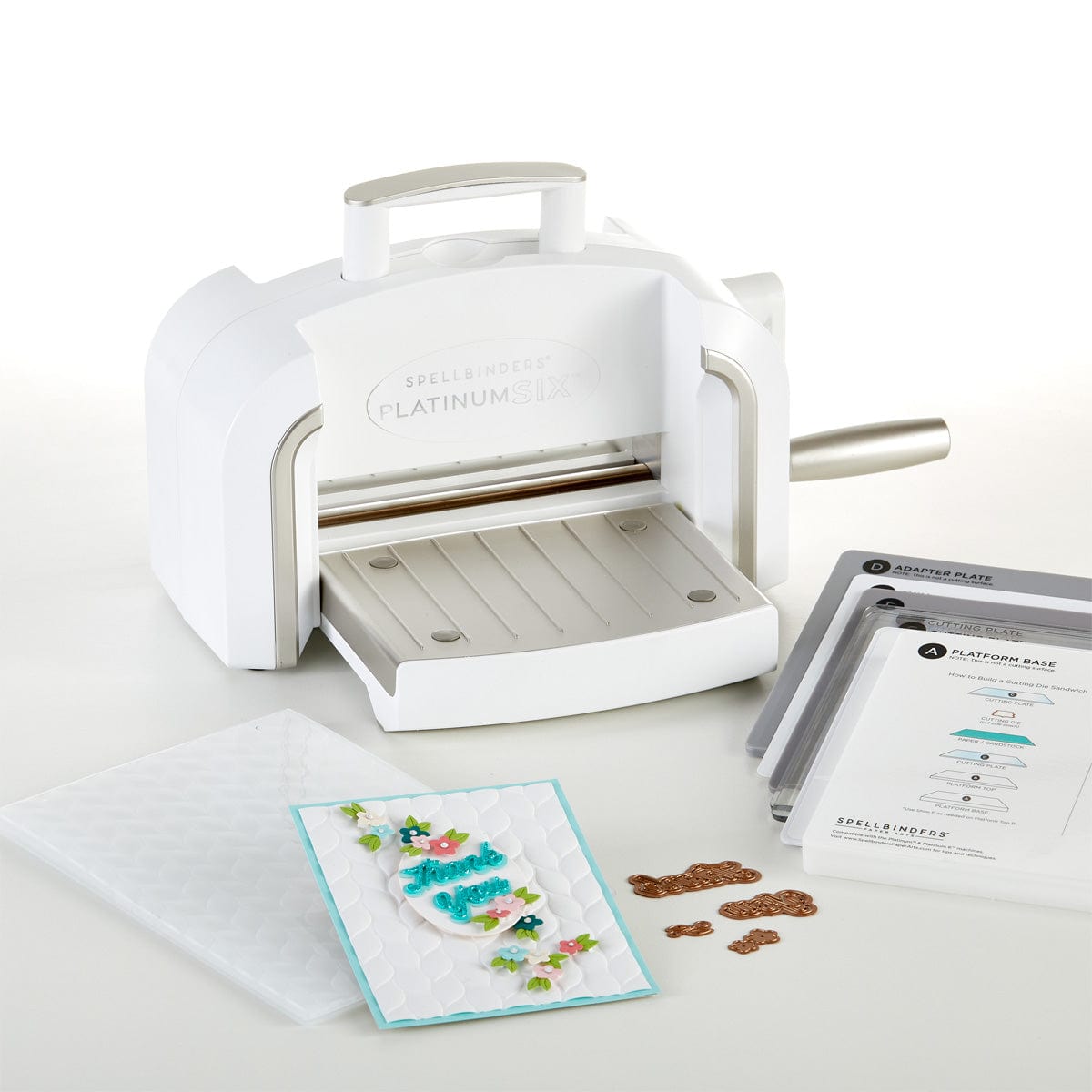 New Improved Platinum SIX Machine with Universal Plate System - 6" P - Spellbinders Paper Arts