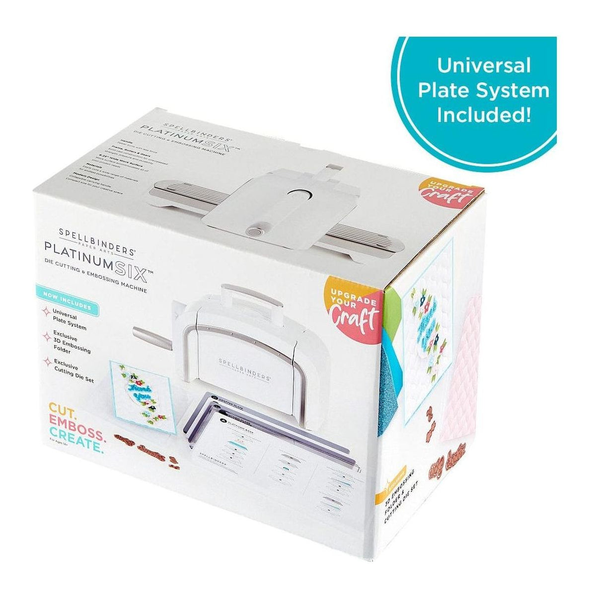 New & Improved Platinum SIX Machine with Universal Plate System - 6