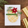 Products Plaid Tidings Background Glimmer Hot Foil Plate from the Glimmer Greetings Collection