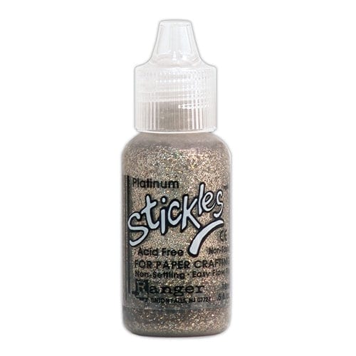 Ranger Stickles Glitter Glue Silver 0.5 fl. oz. Bottle