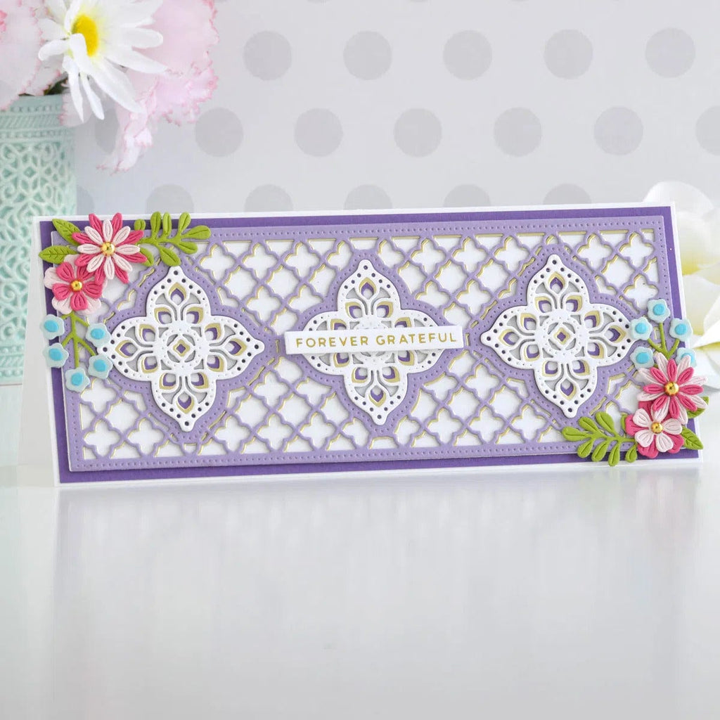 Mini Blooms and Sprigs Etched Dies from the Slimline Collection (S2-314) Project Example 3