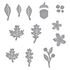 Mini Fall Blooms Etched Dies from the Fall Traditions Collection (S2-321) Colorization