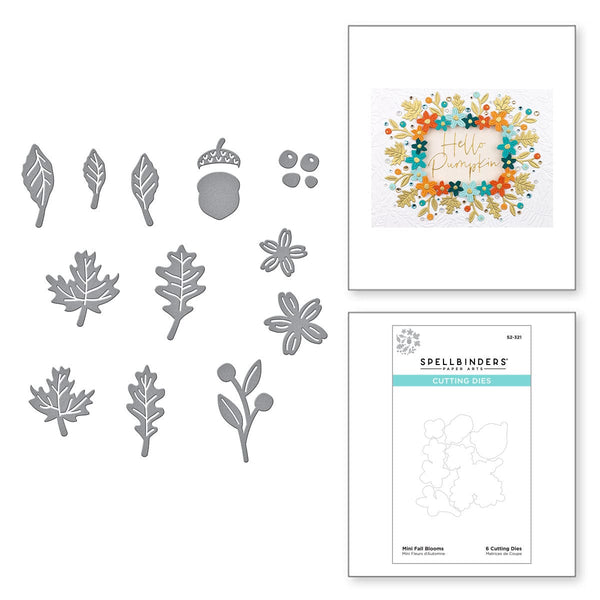Mini Fall Blooms Etched Dies from the Fall Traditions Collection (S2-321) Combo Image