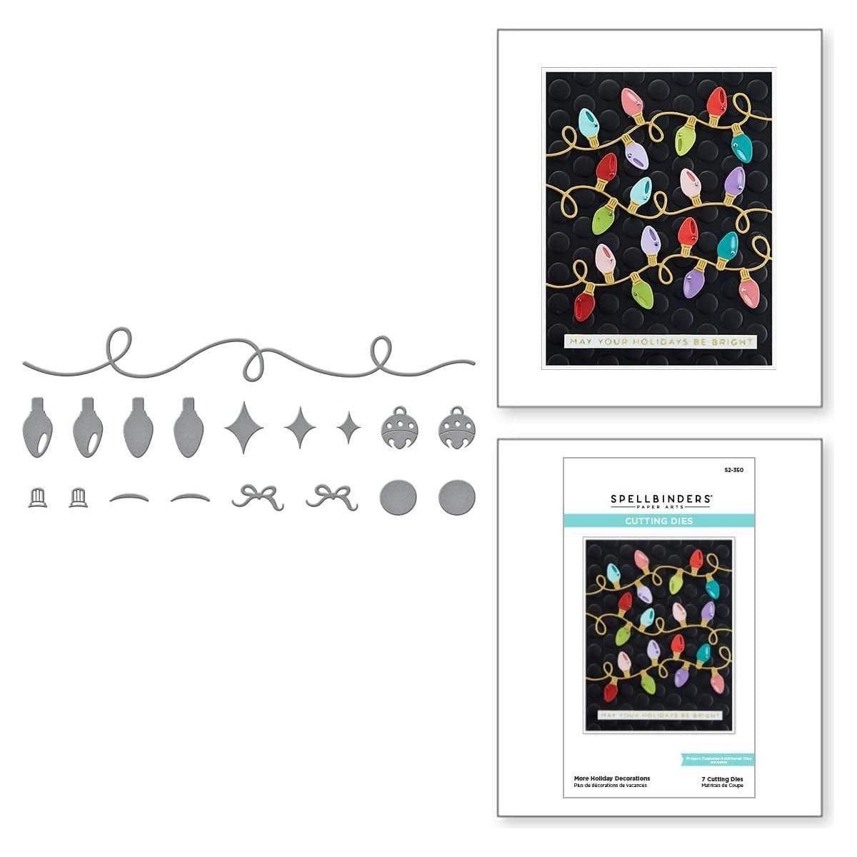 Spellbinders Tis The Season Collection - Fustelle in metallo inciso, S3-417 Spellbinders Tis The Season Collection - Fustelle in metallo inciso, S3-417