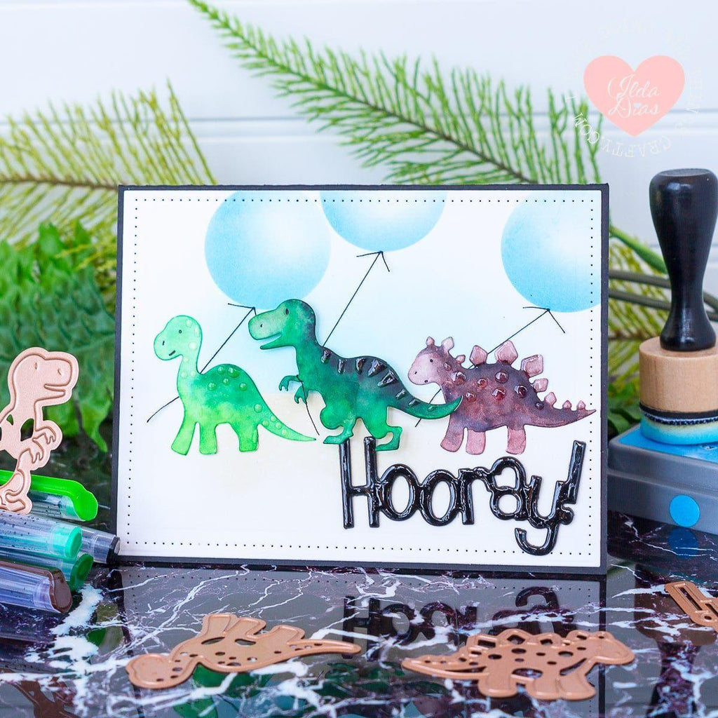 Die D-Lites Dinosaurs Etched Dies (S3-317) Project Example