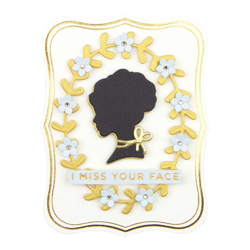 Cameo Etched Dies from Truly Yours Collection (S3-410) Product Example