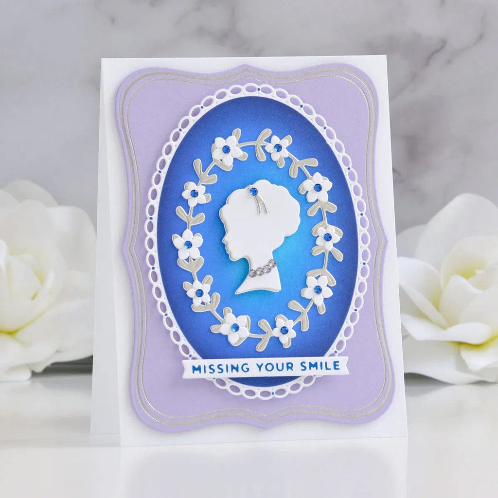 Cameo Etched Dies from Truly Yours Collection (S3-410) Project Example 1