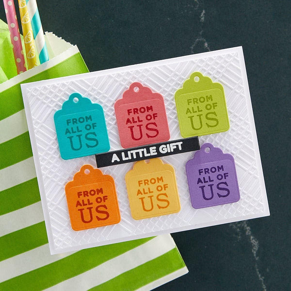 Assorted Tags Etched Dies