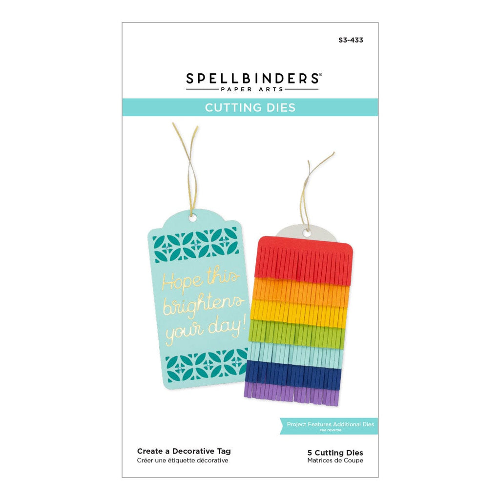 Create a Decorative Tag Etched Dies from the Inspired Basics Collection (S3-433) packaging. 