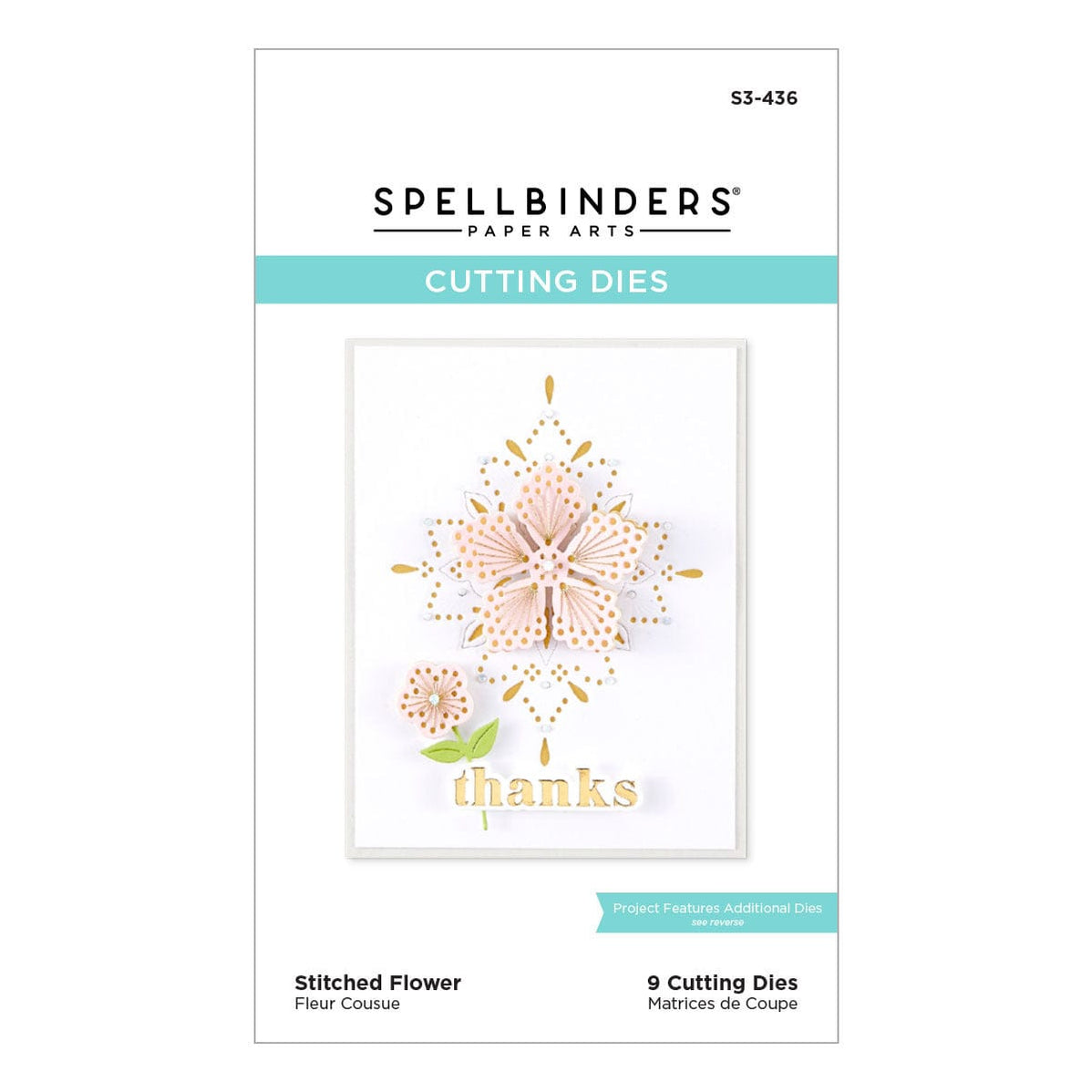 Stitched Flower Etched Dies | Spring Into Stitching Collection ...