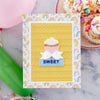 Slider Bar Accents Etched Dies from the Birthday Celebrations Collection (S3-448) sweet cupcake card. 