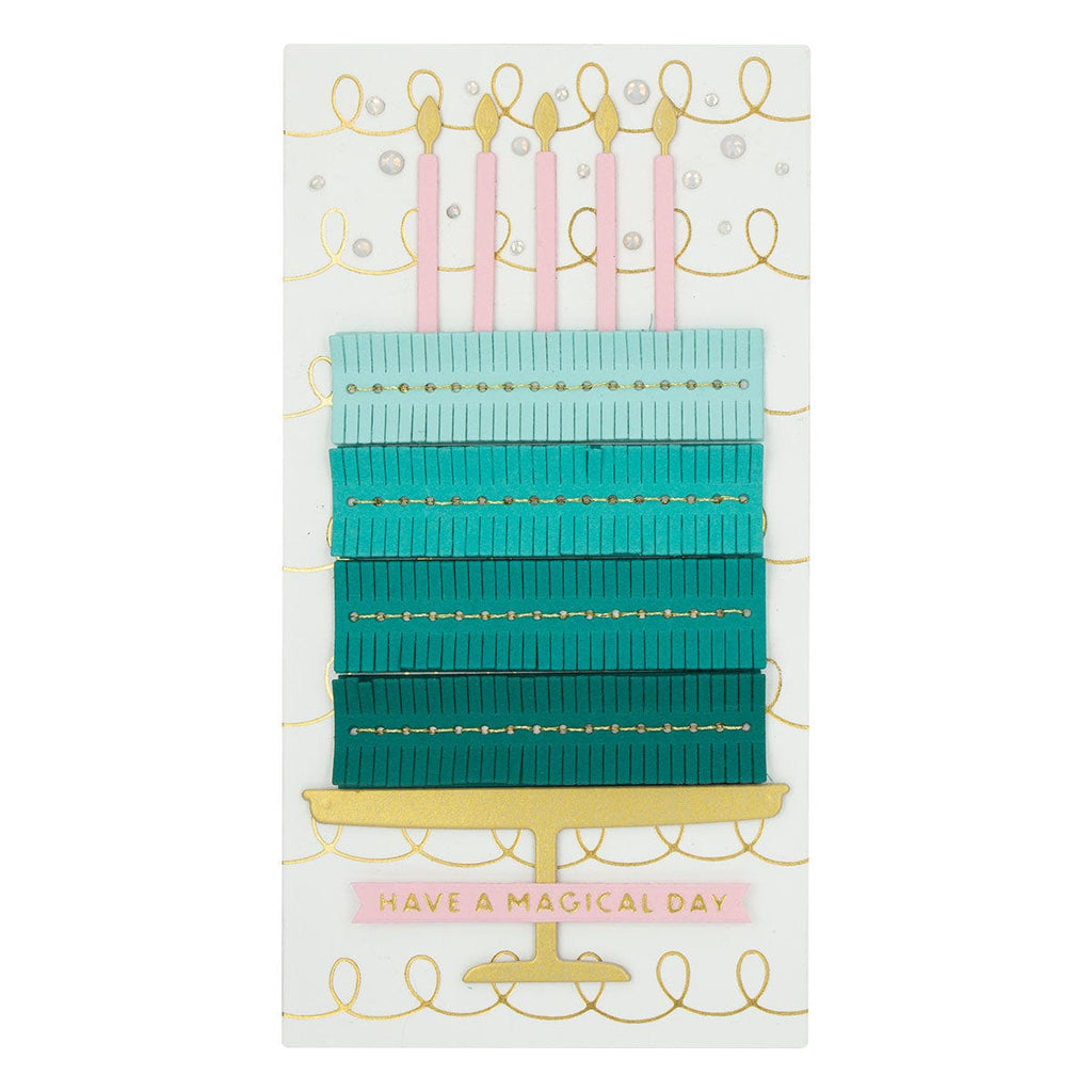 Stitched Fringe Cake Etched Dies from the Birthday Celebrations Collection (S3-452) project example. 