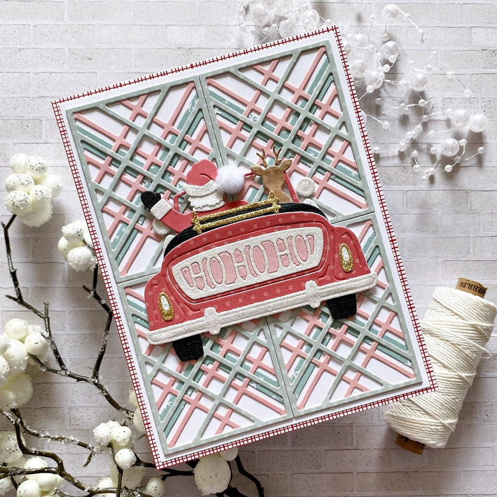 Kaleidoscope Plaid Etched Dies from Sparkling Christmas Collection (S4-1063) Project Example 2