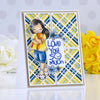 Kaleidoscope Plaid Etched Dies from Sparkling Christmas Collection (S4-1063) Project Example 8