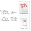 Christmas Mix & Match Sentiments Etched Dies from Sparkling Christmas Collection (S4-1065) Combo Image
