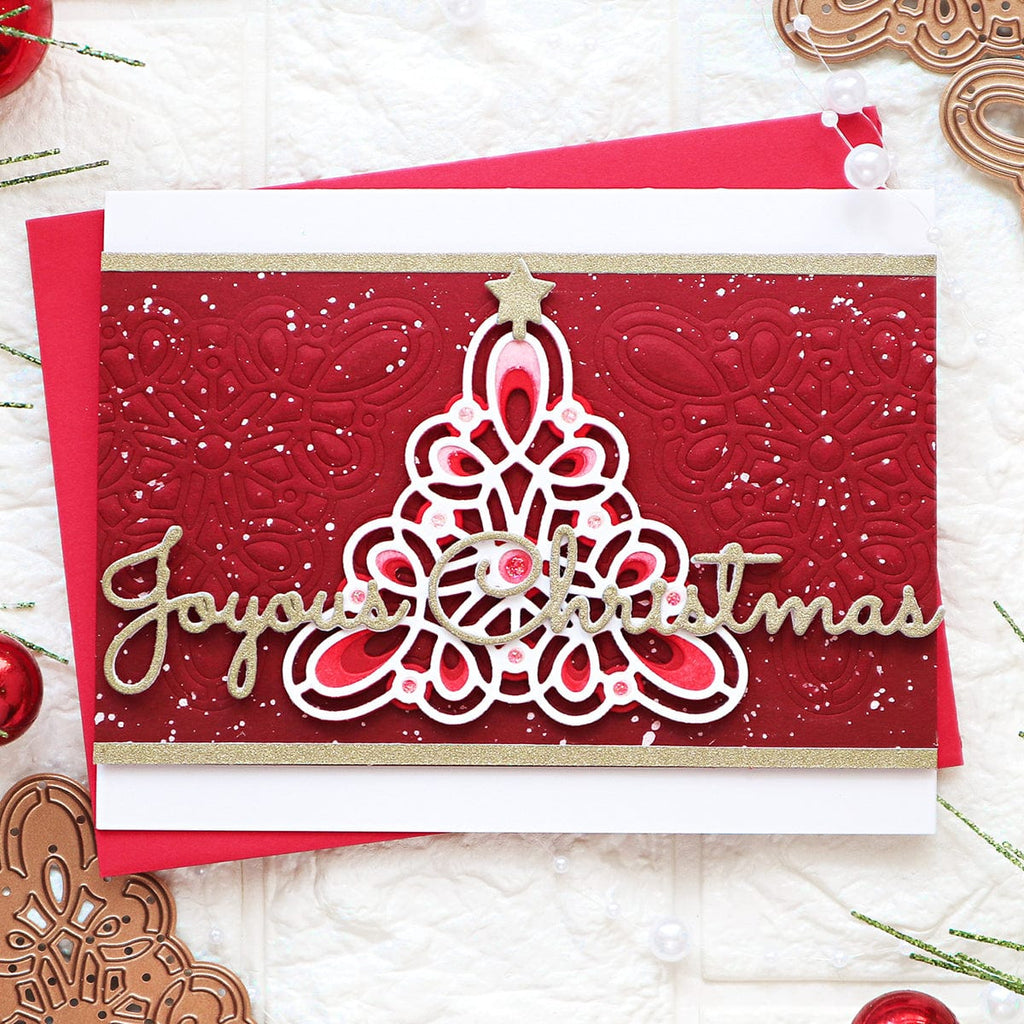 Christmas Mix & Match Sentiments Etched Dies from Sparkling Christmas Collection (S4-1065) Project Example 2