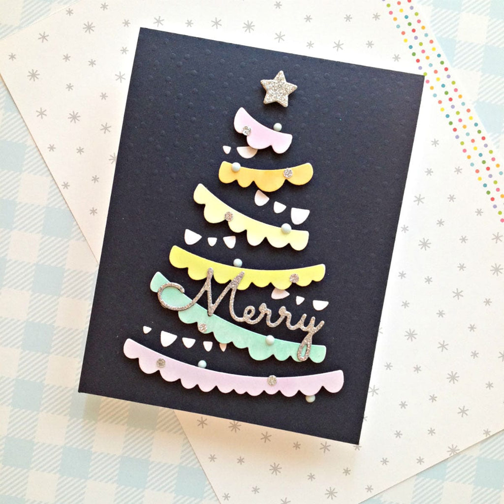 Christmas Mix & Match Sentiments Etched Dies from Sparkling Christmas Collection (S4-1065) Project Example 3