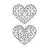 Forever Love Hearts Etched Dies from Expressions of Love Collection (S4-1087) Colorization