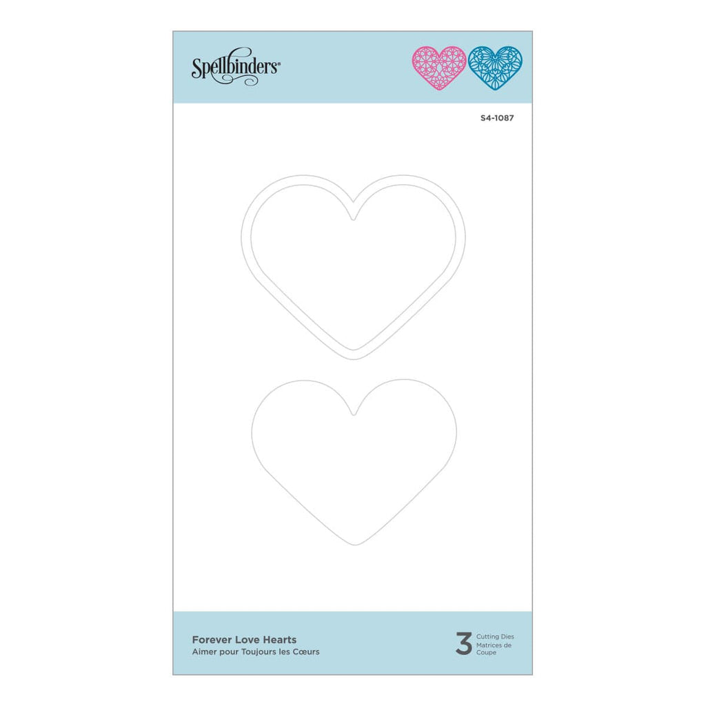 Forever Love Hearts Etched Dies from Expressions of Love Collection (S4-1087) Product Packaging