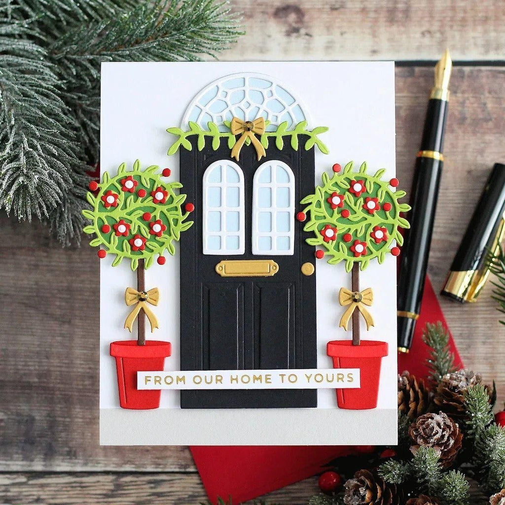 Open House Door Base Etched Dies from the Open House Collection (S4-1131) Project Example 1