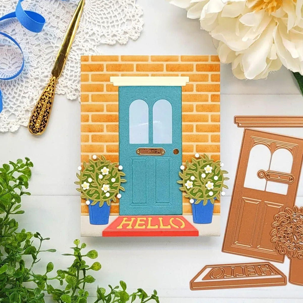 Open House Door Base Etched Dies from the Open House Collection (S4-1131) Project Example 5