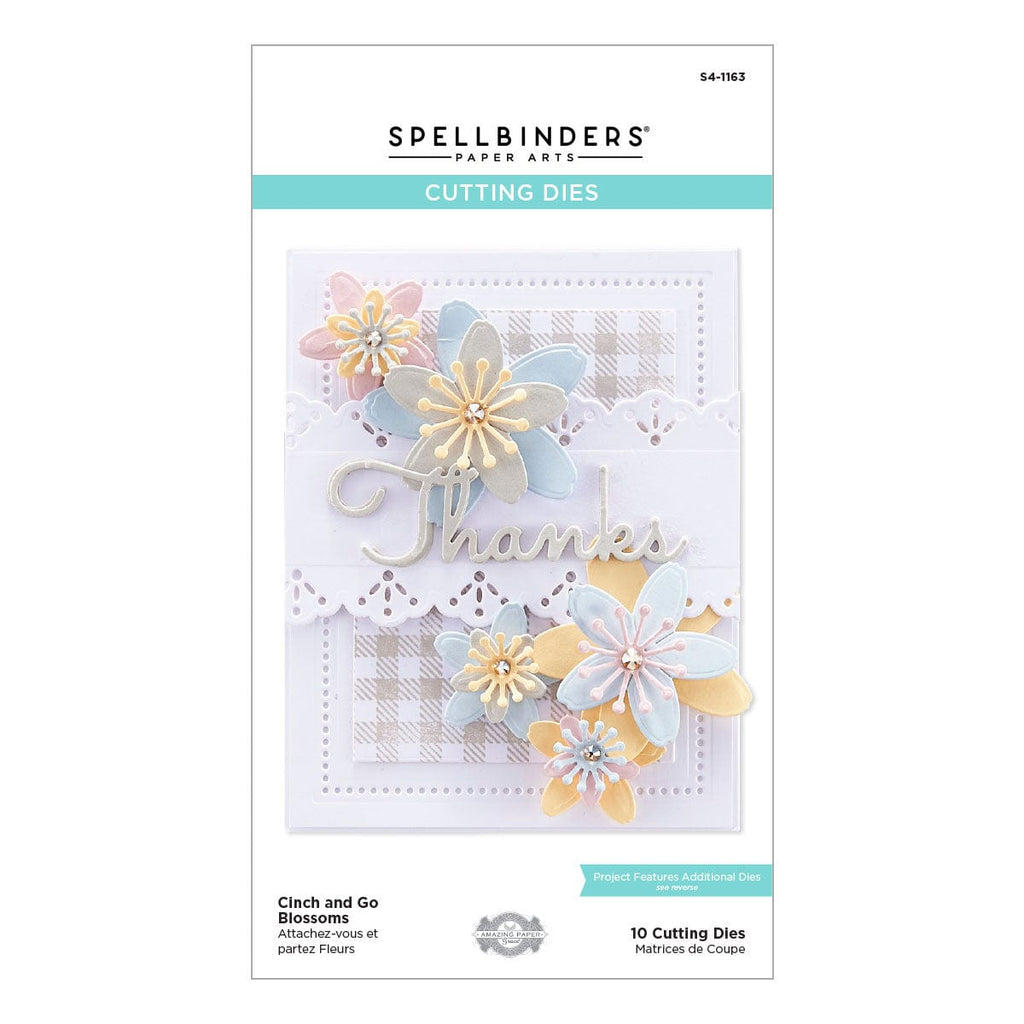 Cinch and Go Blossoms Etched Dies from the Classically Becca Collection by Becca Feeken (S4-1163) packaging