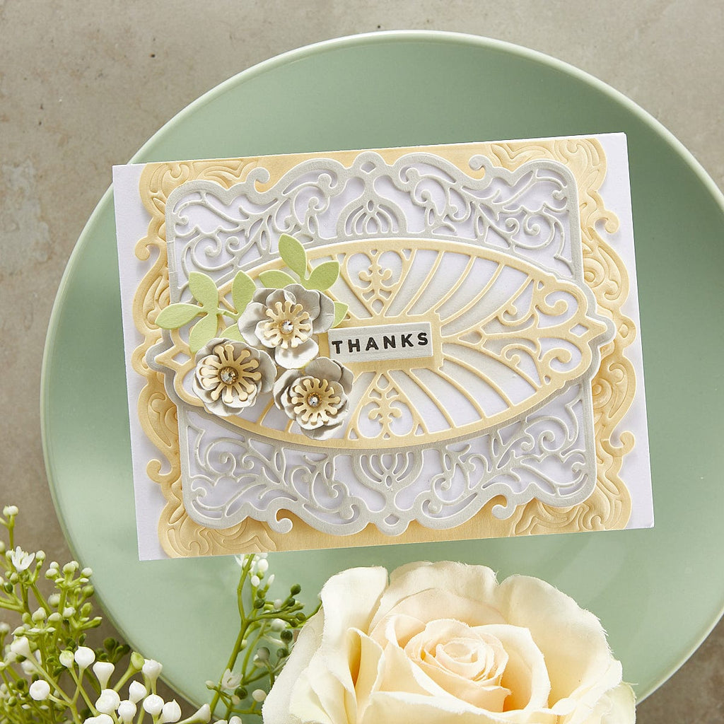 Cinch and Go Blossoms Etched Dies from the Classically Becca Collection by Becca Feeken (S4-1163) with thaks. 