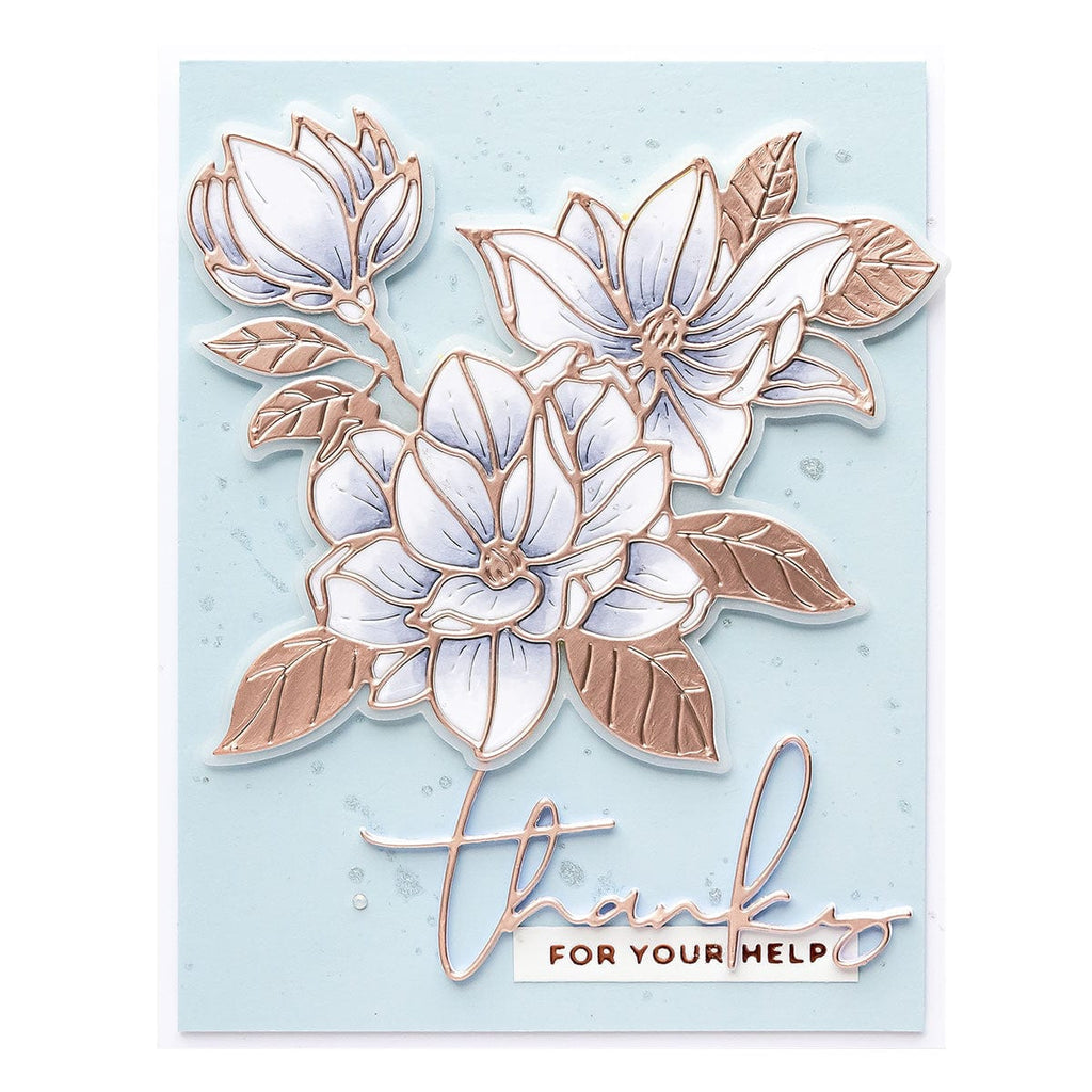 Magnolia Blooms Etched Dies from the Yana’s Blooms Collection by Yana Smakula (S4-1169) Product Example