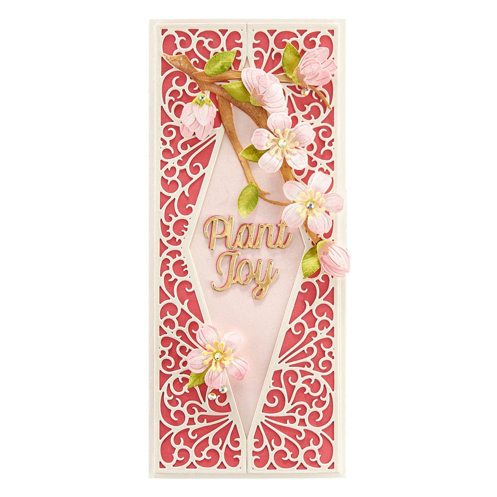 Flowering Slimline Etched Dies from the Slimline Collection