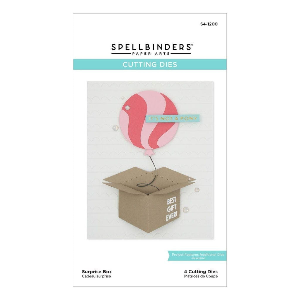 Surprise Box Etched Dies from the Birthday Celebrations Collection (S4-1200) packaging. 