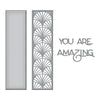 You're Amazing Etched Dies from The Right Words Collection by Becca Feeken (S4-1203) colorization. 