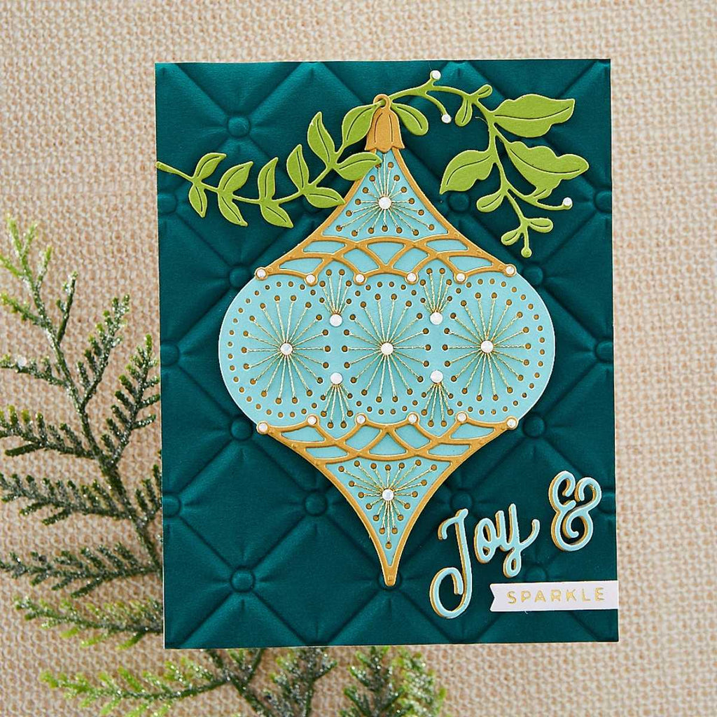 Spellbinders Etched Dies-Stitched Ornament